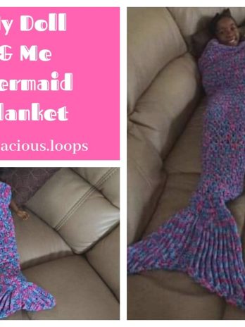 My Doll & Me Mermaid Blanket